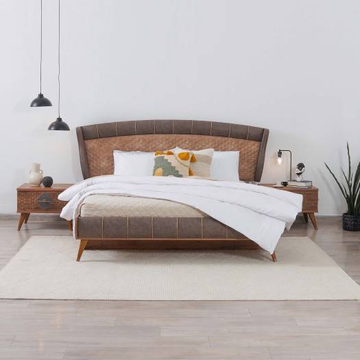Buy FAULKNER 6 PC BEDROOM SET 180X200 CM Online | Pan Home UAE